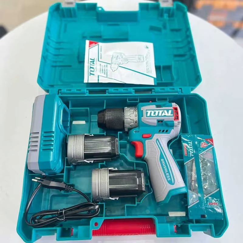 TOTAL 16v Compact Brushless Cordless Drill 60N.m - buy online in Australia | Trade Tools Australia