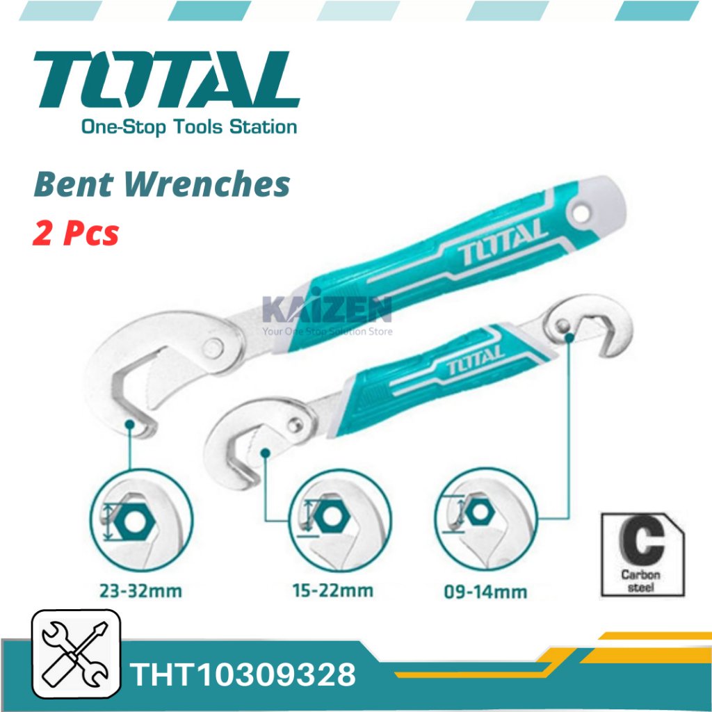 TOTAL Bent wrench 2pc Set - buy online in Australia | Trade Tools Australia