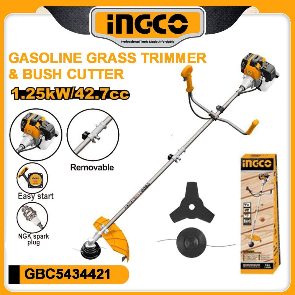 INGCO 2-Stroke Engine Grass Trimmer and Bush Cutter - buy online in Australia | Trade Tools Australia