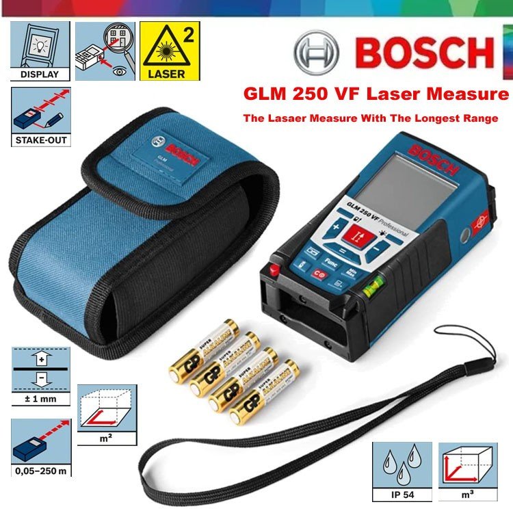 Bosch 250m Professional Laser Measure - buy online in Australia | Trade Tools Australia