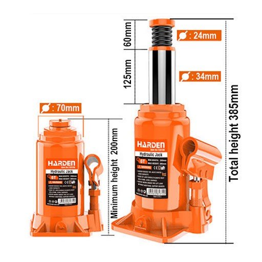 HARDEN 6 Ton Hydraulic Bottle Jack - buy online in Australia | Trade Tools Australia