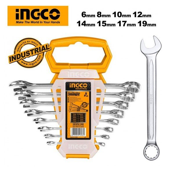 INGCO 8pcs Combination Spanner Set - buy online in Australia | Trade Tools Australia