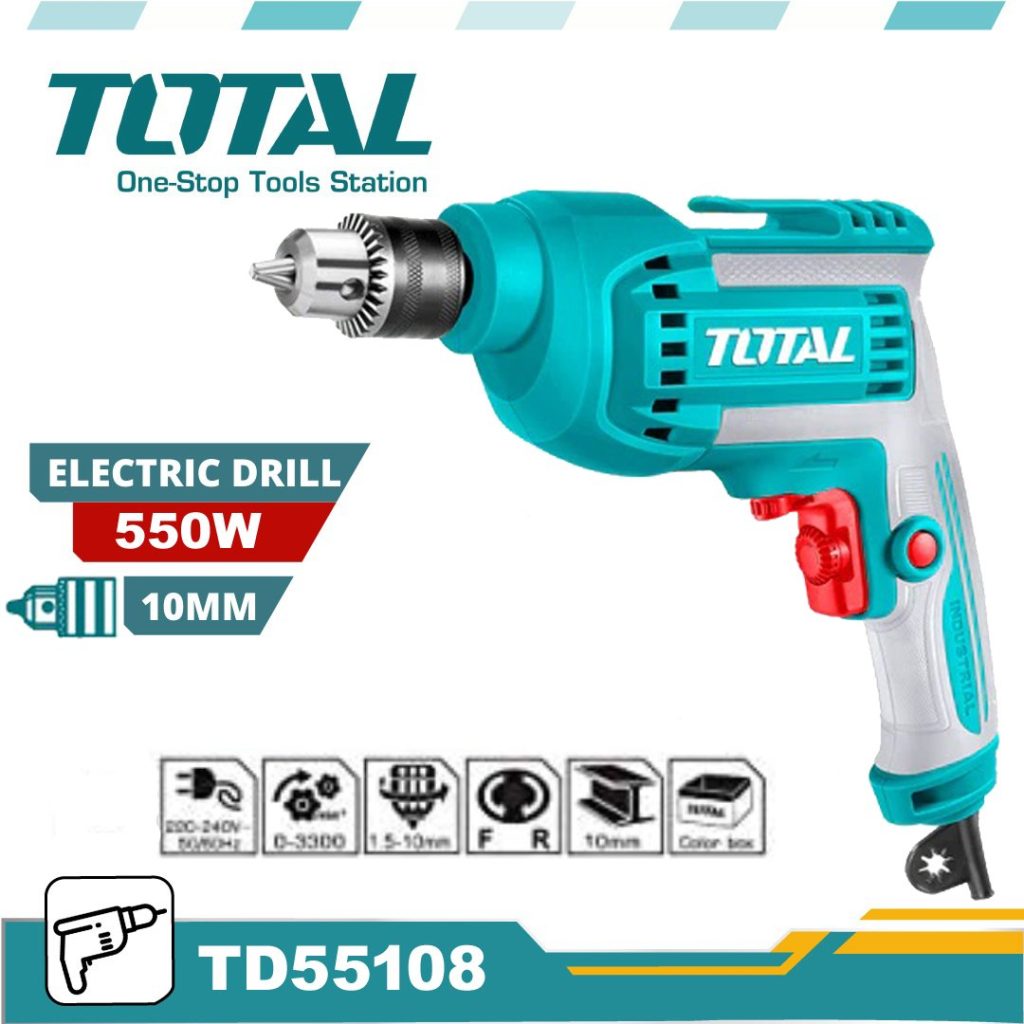 Total 550W Electric Drill – 10mm - buy online in Australia | Trade Tools Australia