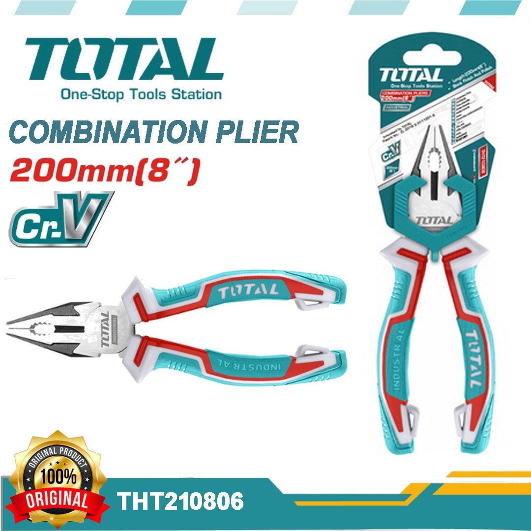 TOTAL 8″ Industrial Combination Pliers - buy online in Australia | Trade Tools Australia