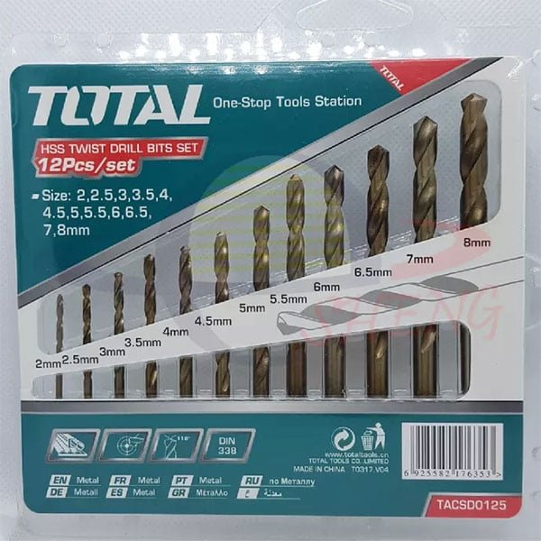 12pcs HSS Twist Drill Bits Set - buy online in Australia | Trade Tools Australia