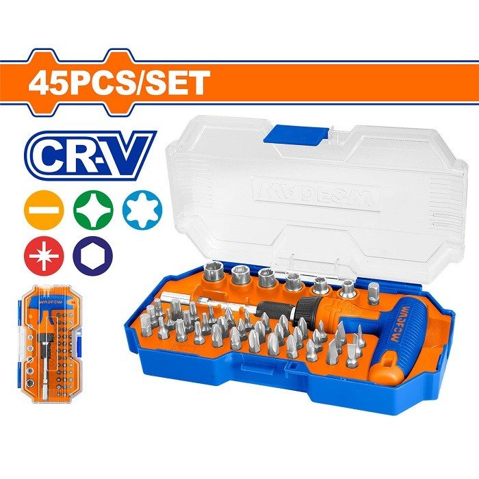 WADFOW 45pcs T-Handle Wrench Screwdriver Set - buy online in Australia | Trade Tools Australia