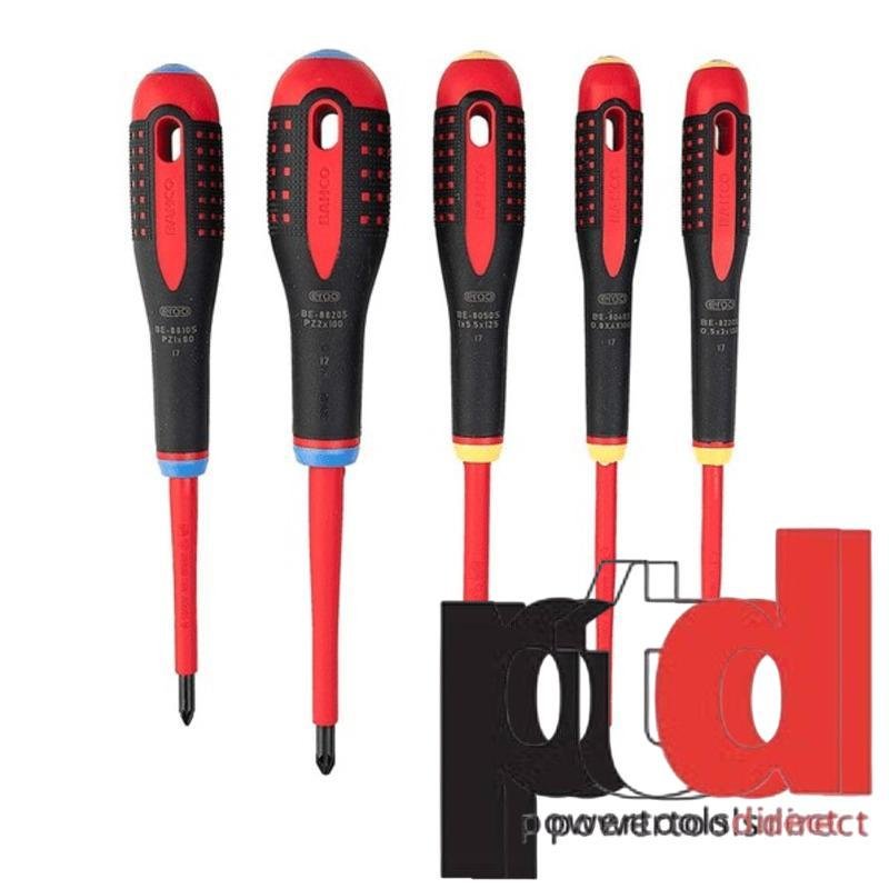 Bahco BE-9882S Insulated ERGO Screwdriver Set, 5 Piece - buy online in Australia | Trade Tools Australia