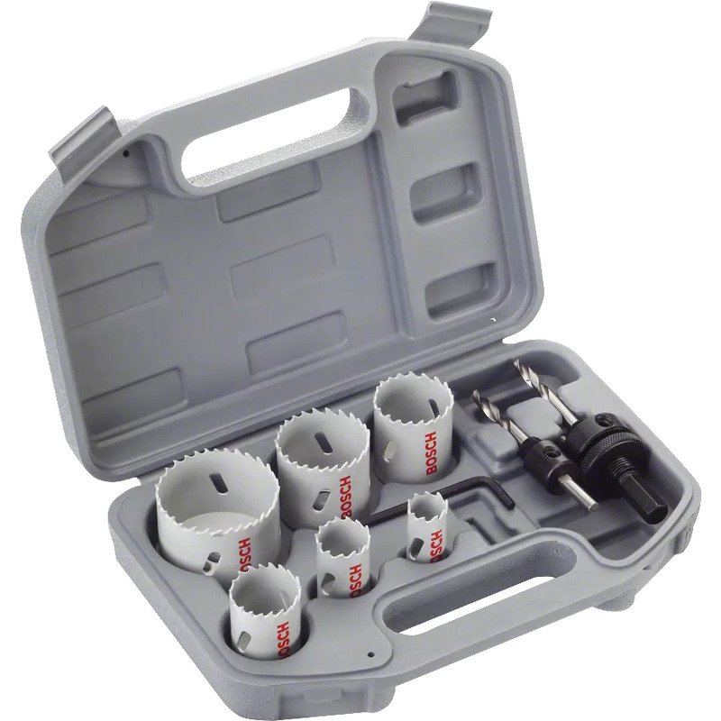 Bosch 2608580803 9pc HSS Bi-Metal Plumbers Holesaw Set - buy online in Australia | Trade Tools Australia