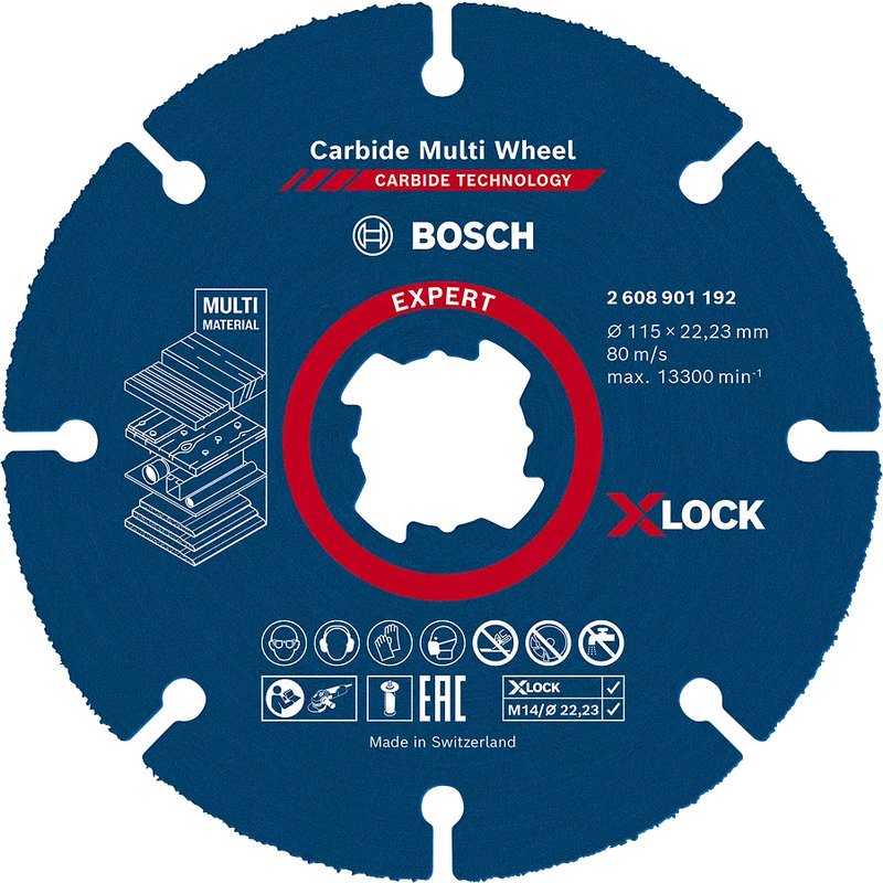 Bosch 2608901192 115mm Expert Carbide Multi Wheel Cutting Disc - buy online in Australia | Trade Tools Australia