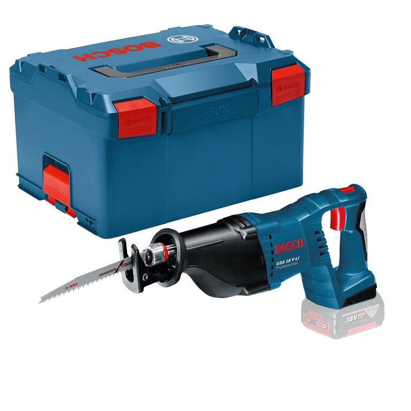 Bosch GSA 18v-Li 18v Recip Saw Naked in L-Boxx and Sabre Saw Blade 060164J007 - buy online in Australia | Trade Tools Australia
