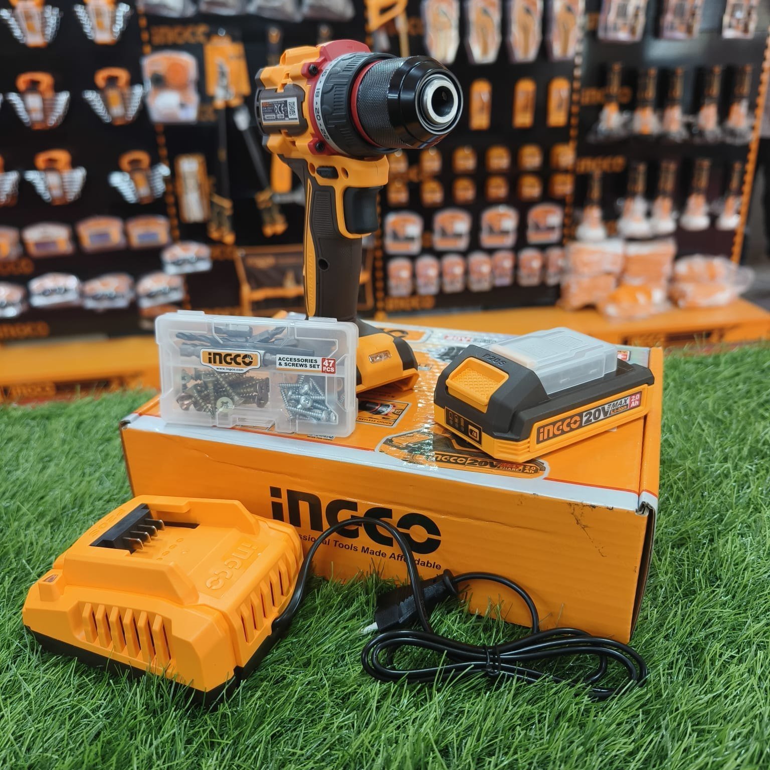 INGCO 20v Compact Brushless Cordless Drill 55N.m - buy online in Australia | Trade Tools Australia