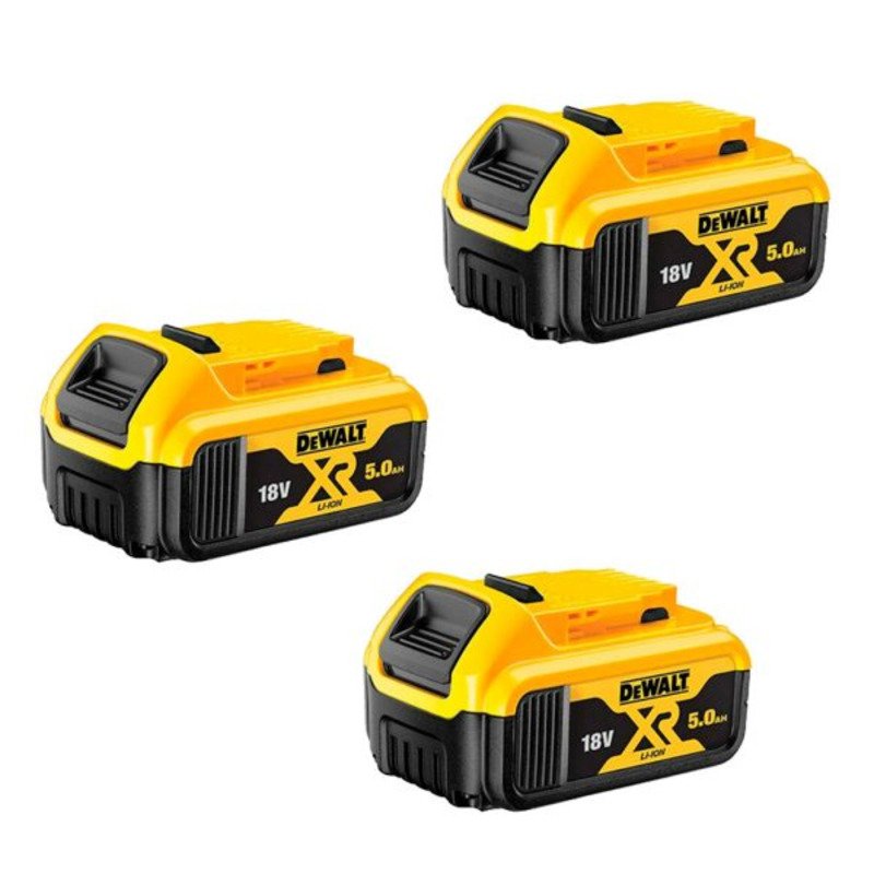 DeWalt DCB184 18V XR 5.0Ah Li-Ion Batteries (Triple Pack) - buy online in Australia | Trade Tools Australia