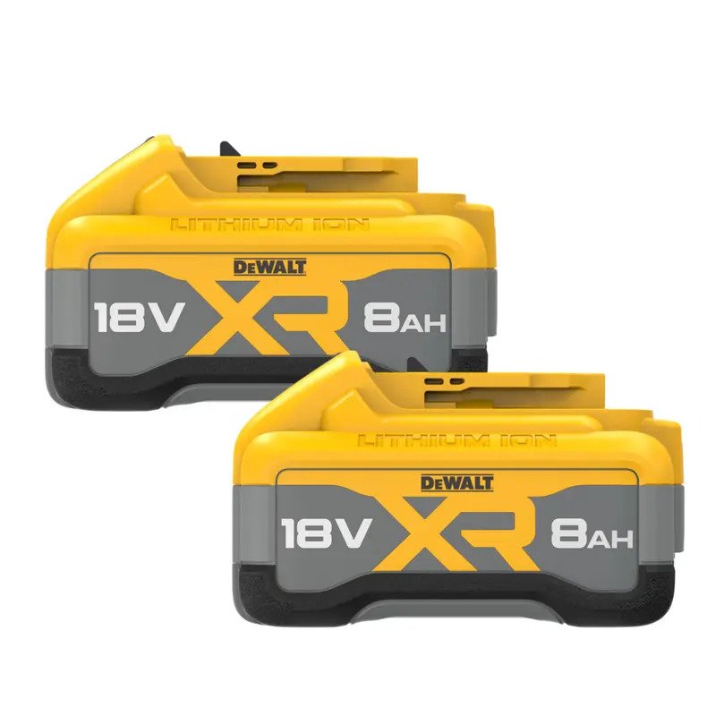 Dewalt DCB1880 18v XR 8.0ah Tabless Batteries – Twin Pack - buy online in Australia | Trade Tools Australia