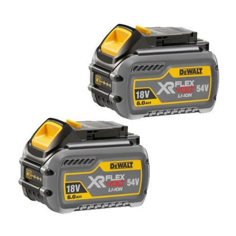 DeWalt DCB546 18V/54V Flexvolt 6.0ah Li-Ion Batteries (Twin Pack) - buy online in Australia | Trade Tools Australia