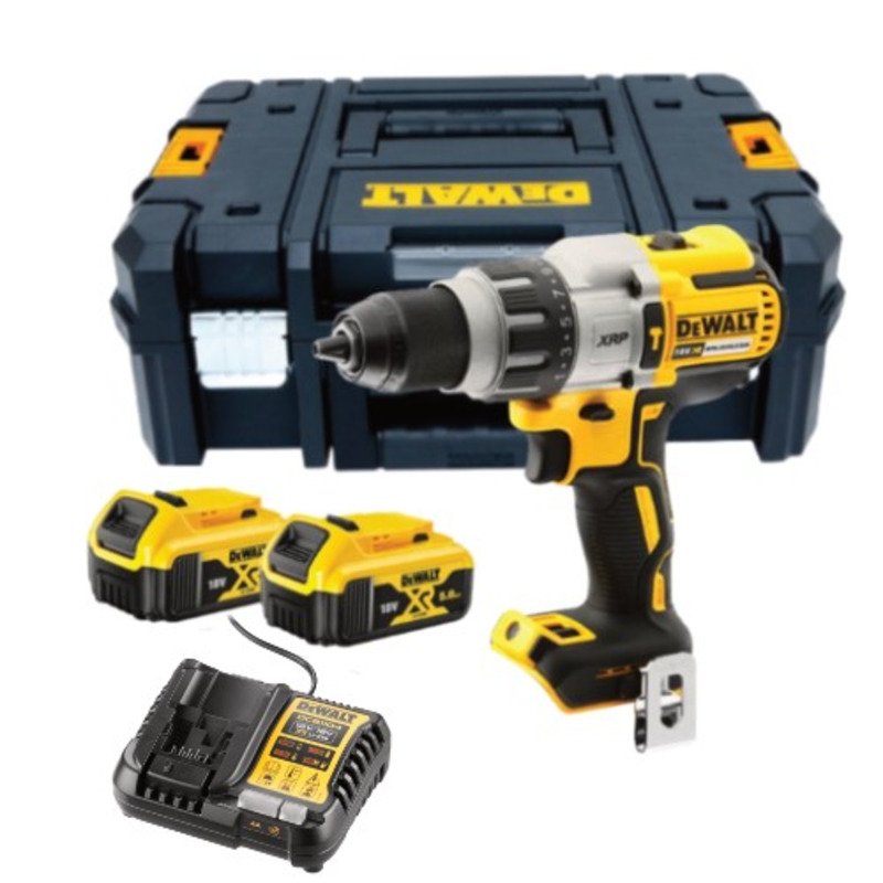 DeWalt DCD996P2 18V XR 3-Speed Brushless Hammer Combi Drill (2 x 5.0Ah Li-ion Batteries) - buy online in Australia | Trade Tools Australia