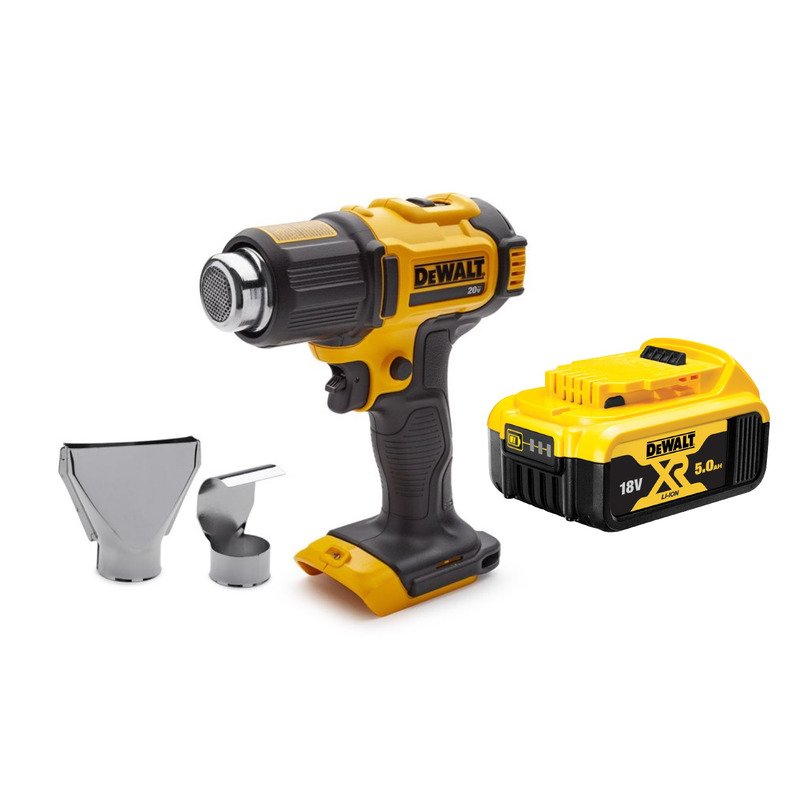 DeWalt DCE530N 18V XR Heat Gun (Body Only) & DCB184 5.0Ah Battery - buy online in Australia | Trade Tools Australia