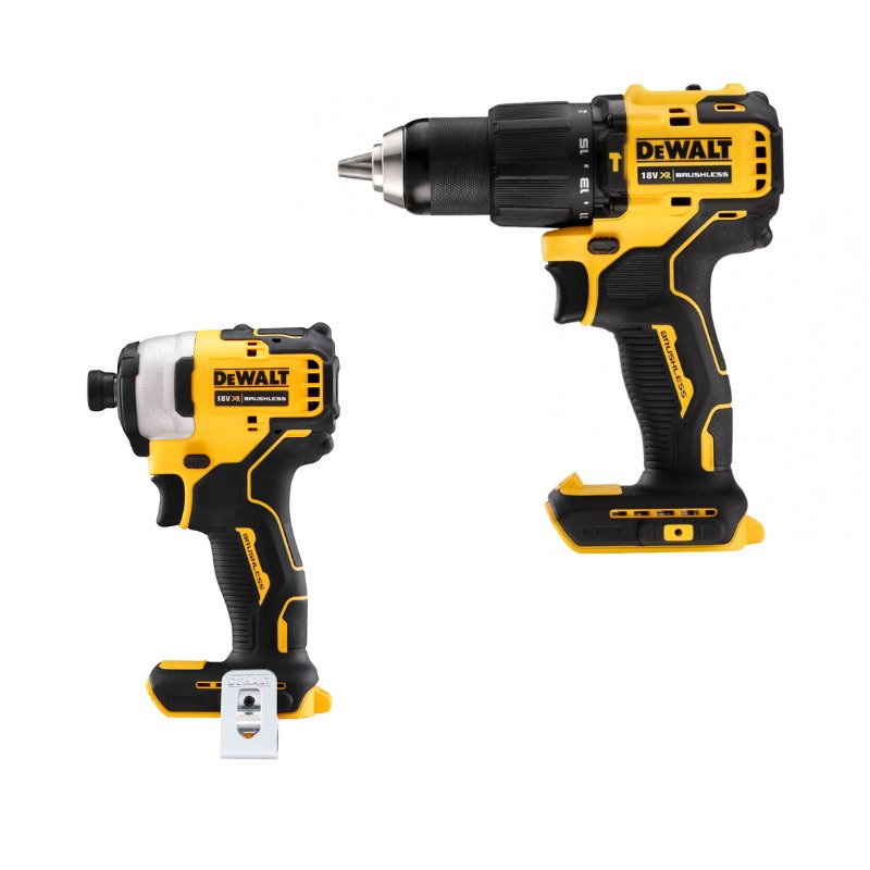 Dewalt DCF809N 18v Brushless Impact Driver with DCD709N 18v Brushless Combi Drill Naked Twin Pack - buy online in Australia | Trade Tools Australia