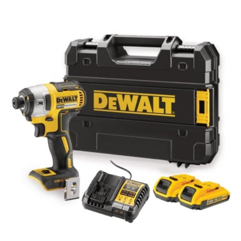 Dewalt DCF887D2 18V XR G2 Brushless 3 Speed Impact Driver (2 x 2.0Ah Li-Ion Batteries, Charger and Case) - buy online in Australia | Trade Tools Australia