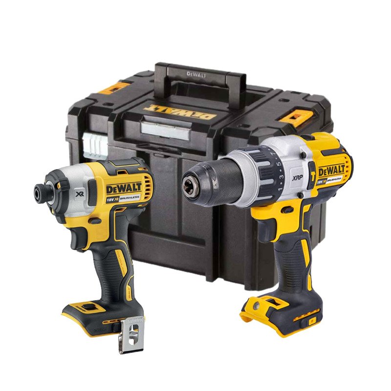 DeWalt DCF887N 18V XR Brushless Impact Driver & DCD996N 18V XR 3-Speed Brushless Hammer Combi Drill (Body Only) In T-Stak Large Case - buy online in Australia | Trade Tools Australia