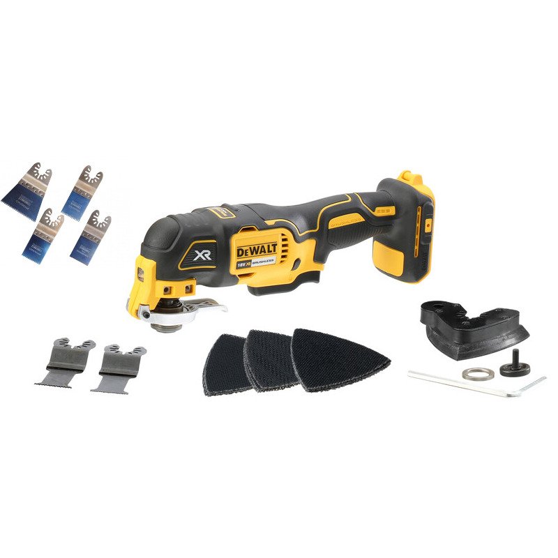 DeWalt DCS355N 18V XR Brushless Multi-Tool with Accessory Set & Smart H4MAK Blade Set (Body Only) - buy online in Australia | Trade Tools Australia