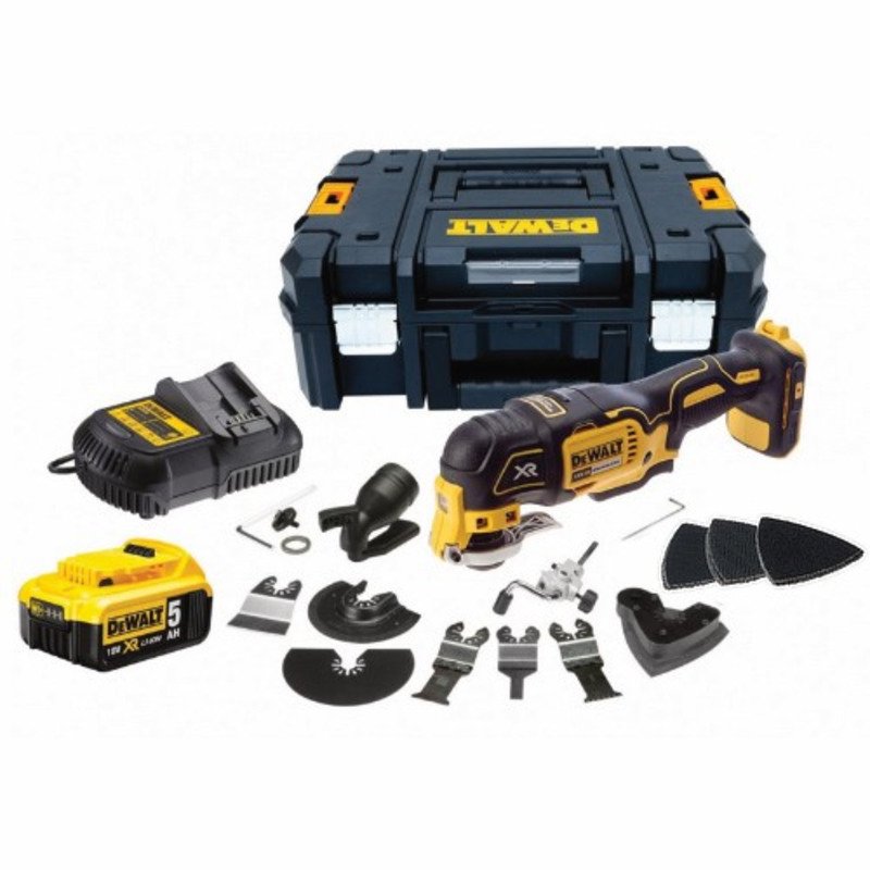 DeWalt DCS355P1 18V XR Brushless Multi-Tool with Accessory Kit (1 x 5.0Ah Battery and Case) - buy online in Australia | Trade Tools Australia