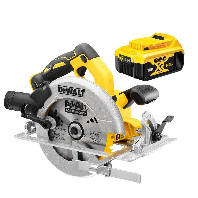 DeWalt DCS570N 18V XR Brushless 184mm Circular Saw (Body Only) & DCB184 5.0Ah Battery - buy online in Australia | Trade Tools Australia