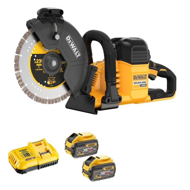 Dewalt DCS691X2 54V 230mm Flexvolt Cut-Off Saw Kit – 2 x 9ah Batteries - buy online in Australia | Trade Tools Australia
