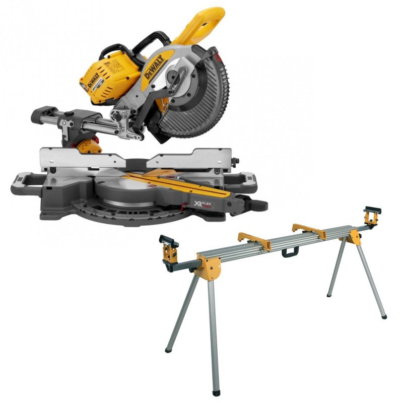 DeWalt DCS727N 54V XR Flexvolt 250mm Double Bevel Slide Mitre Saw Naked & DCS727N Stand - buy online in Australia | Trade Tools Australia