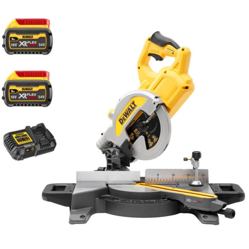 DeWalt DCS777T2 54V XR Flexvolt Mitre Saw (2 x 6.0Ah Li-ion Batteries and Charger) - buy online in Australia | Trade Tools Australia
