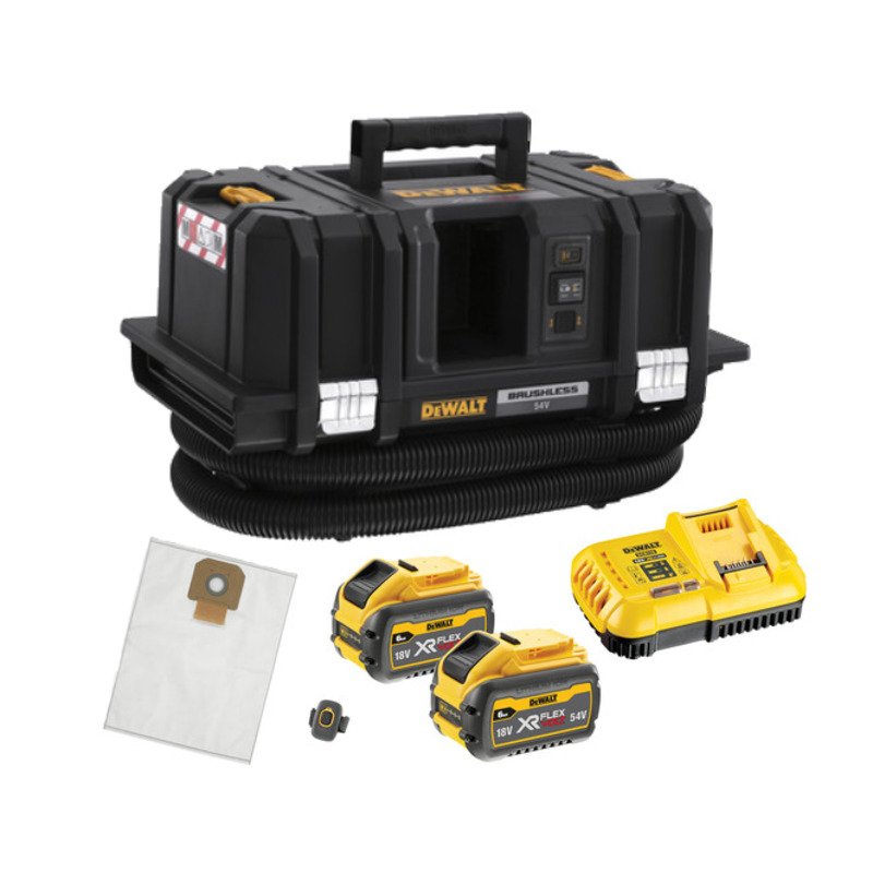 DeWalt DCV586MT2 54V XR Flexvolt M-Class Dust Extractor Kit – 2 x 6.0ah Flexvolt Batteries - buy online in Australia | Trade Tools Australia