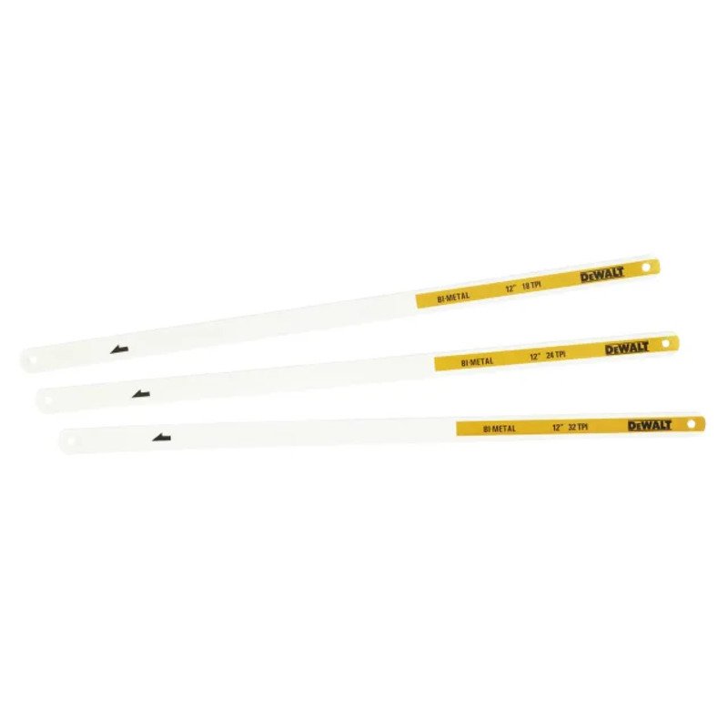 Dewalt DHT020558 300mm Mixed Hacksaw Blade Set – 3 Pack - buy online in Australia | Trade Tools Australia