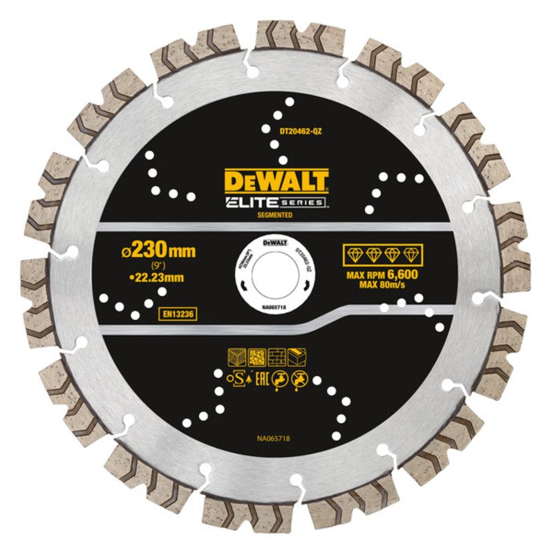 Dewalt DT20462 230mm Elite Diamond Wheel – Segmented All Purpose - buy online in Australia | Trade Tools Australia