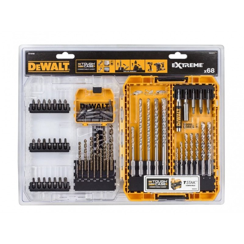 DeWalt DT70760-QZ DT70760 Mixed Drill and Bit Set 68 Piece - buy online in Australia | Trade Tools Australia