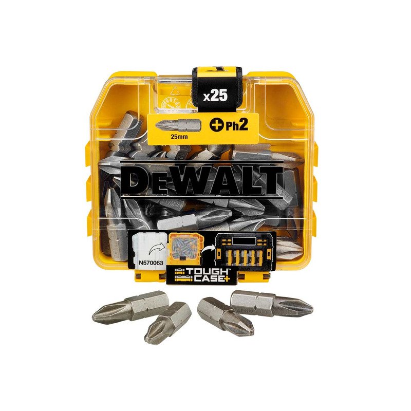 Dewalt DT71522 25pc High Performance PH2 25mm Screwdriver Bits - buy online in Australia | Trade Tools Australia