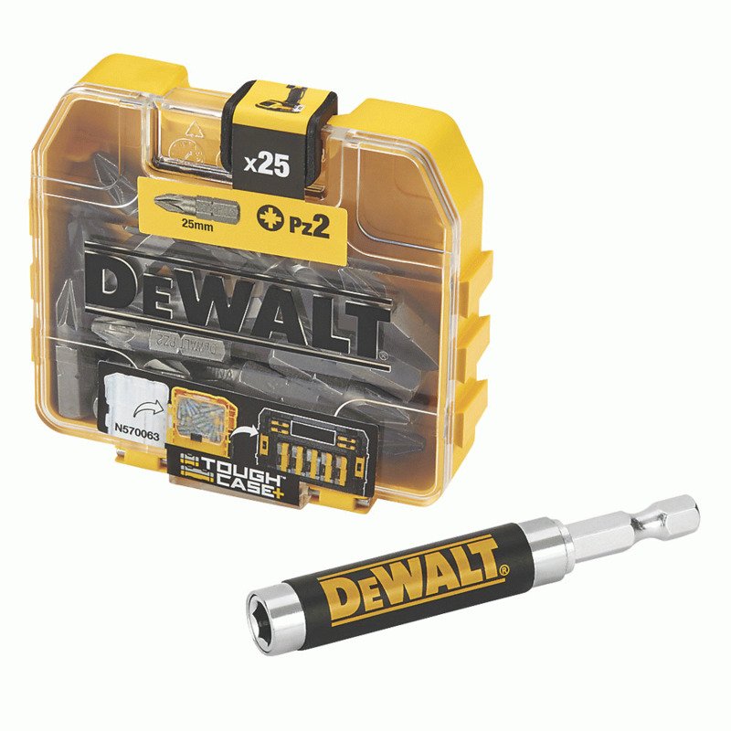 DeWalt DT71560 25 Piece PZ2 Screwdriver Bits & Holder - buy online in Australia | Trade Tools Australia