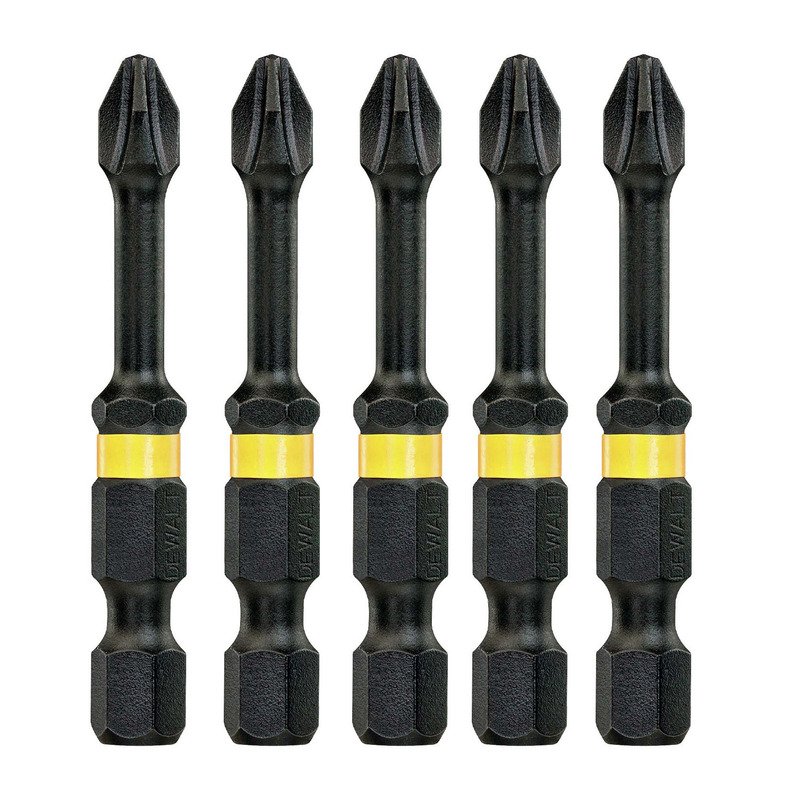 DeWalt DT7998T-QZ Ph2 x 57mm Impact Torsion Driver Bits – Pack of 5 - buy online in Australia | Trade Tools Australia