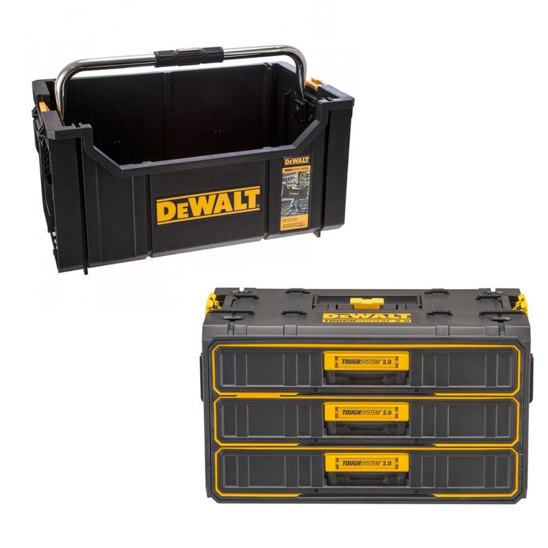 Dewalt DWST08330-1 Toughsystem 2.0 3 Drawer Unit & DWST1-75654 DS350 Toughsystem Tote - buy online in Australia | Trade Tools Australia