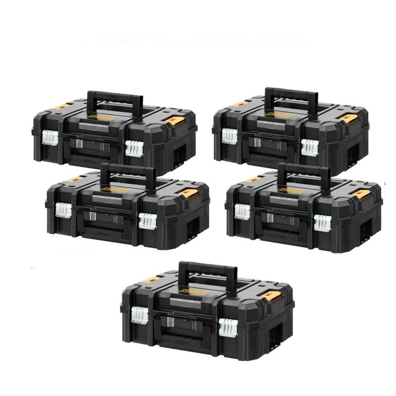 Dewalt DWST1-70703 TSTAK II Toolbox (No Foam Inlay) – 5 PACK - buy online in Australia | Trade Tools Australia