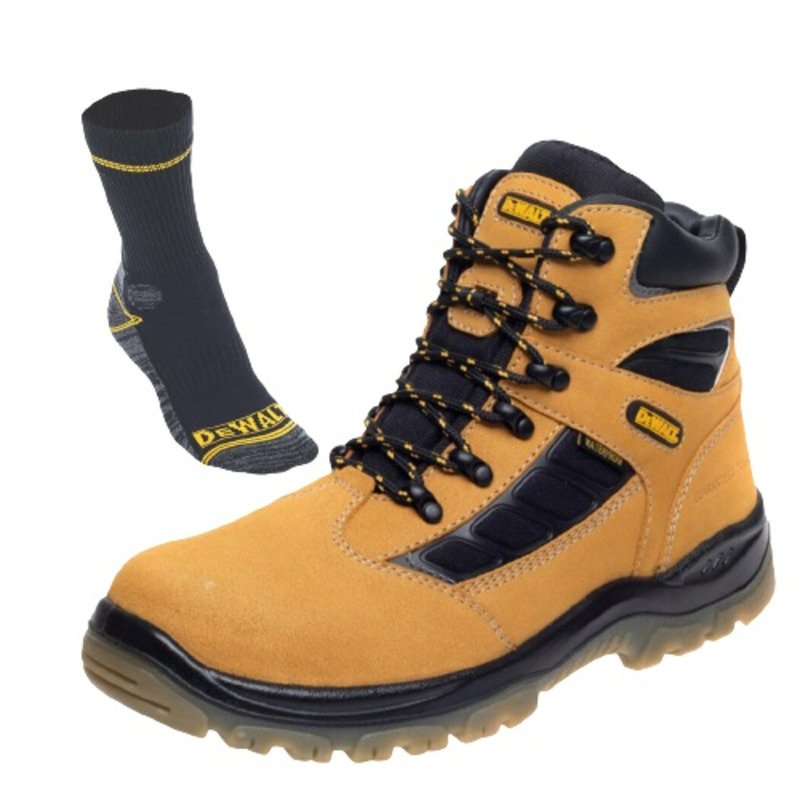 DeWalt Harwich Waterproof Safety Boots Hiker Style with FREE Comfort Work Socks Sizes Pick Size - buy online in Australia | Trade Tools Australia