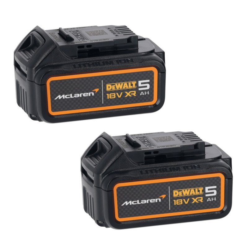 Dewalt x Mclaren DCB184 5.0ah Batteries Twin Pack - buy online in Australia | Trade Tools Australia