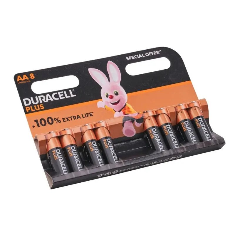 Duracell XMS25DURAA8 AA Plus Power Batteries 8 Pack - buy online in Australia | Trade Tools Australia