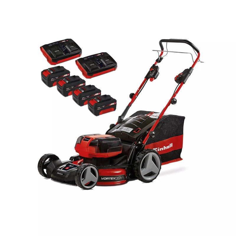 Einhell 3413200 Einhell GP-CM 36/47 S HW Li 36V (Twin 18V) Brushless Lawn Mower, 4x 4.0Ah Batteries & 2x Twin Chargers - buy online in Australia | Trade Tools Australia