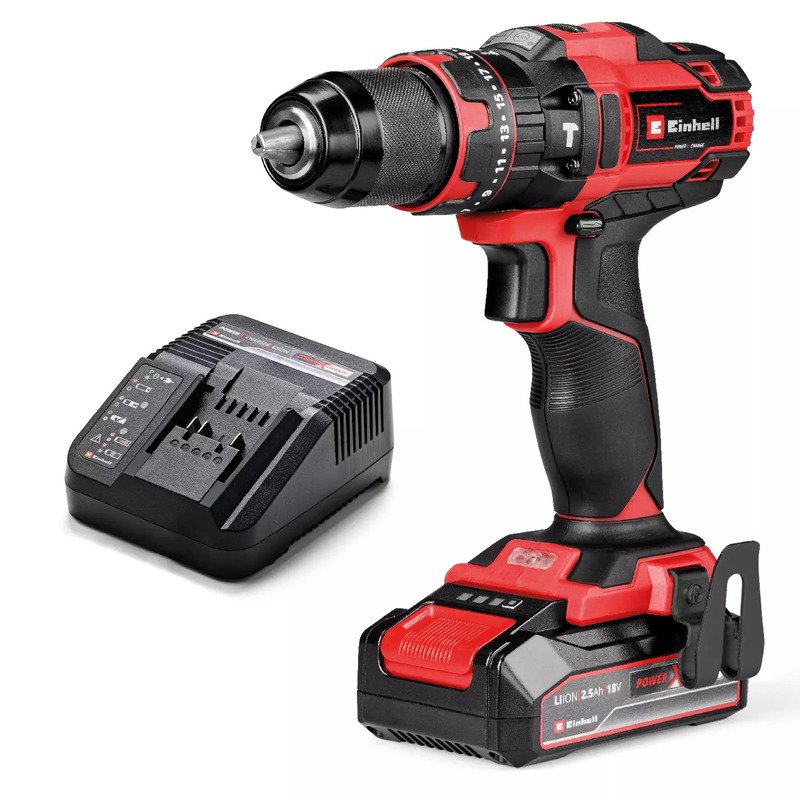 Einhell 4514287 TE-CD 18/44 Li-i Cordless Combi Drill Kit – 1 x 2.5ah Battery - buy online in Australia | Trade Tools Australia