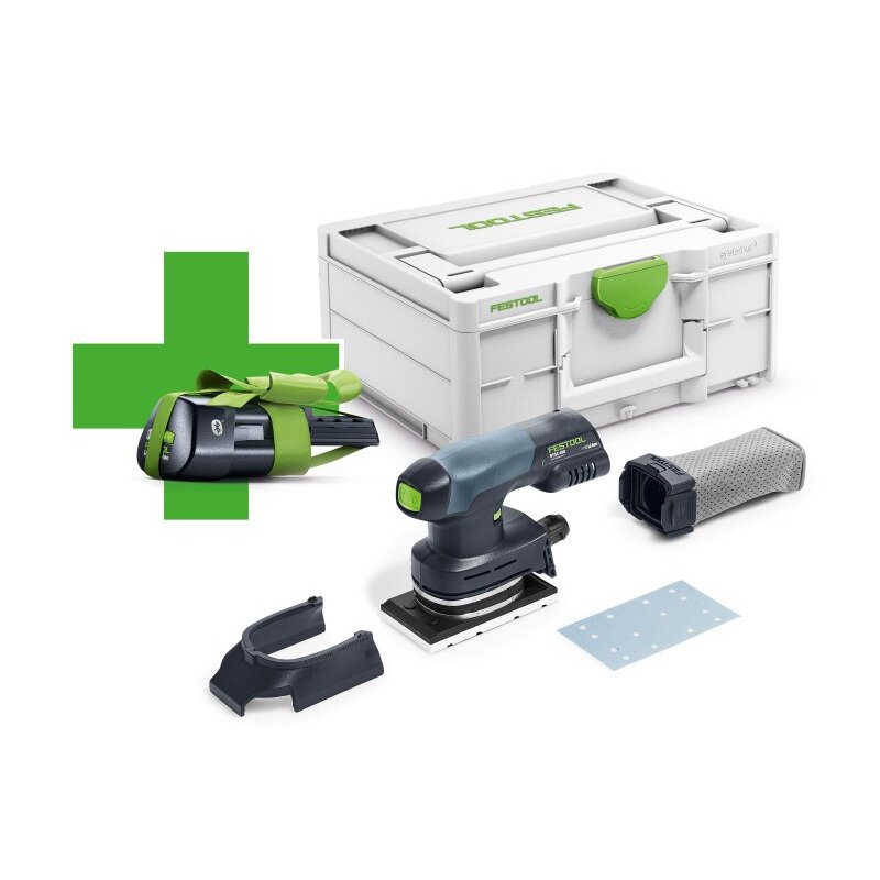 Festool 577592 18v Cordless Orbital Sander RTSC 400-Basic Naked in Systainer with 3ah Battery - buy online in Australia | Trade Tools Australia