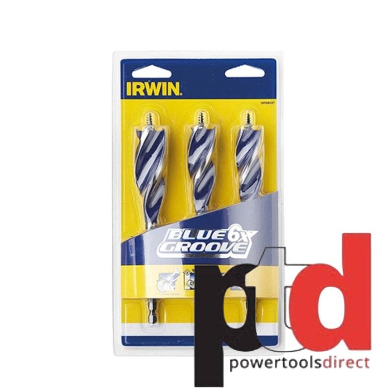 Irwin 1056627 3 Piece Drill Bit Set 6X Blue Groove - buy online in Australia | Trade Tools Australia