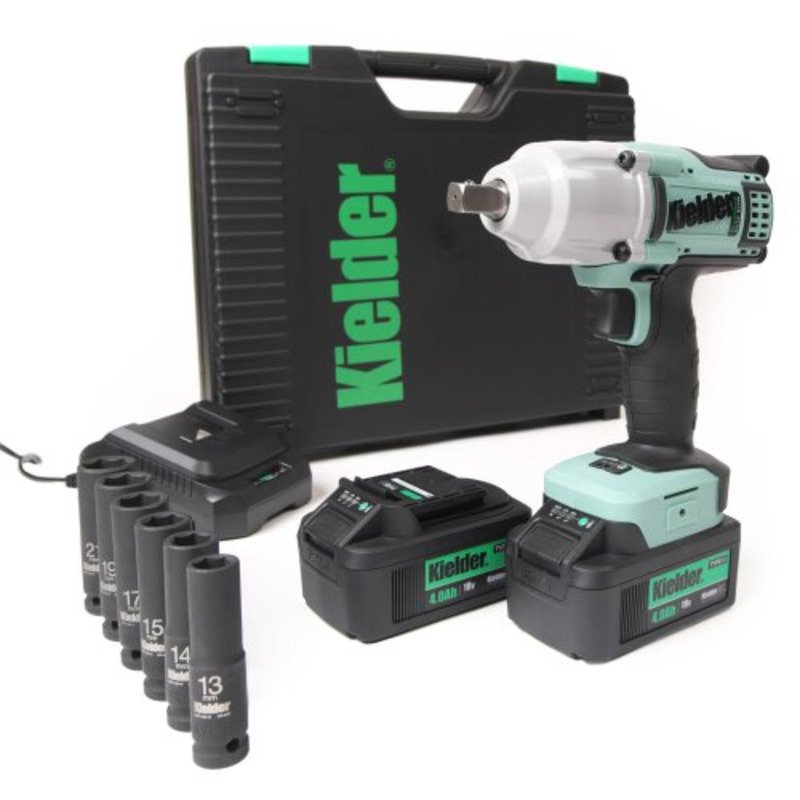 Kielder KWT-012-54 18v 1/2″ Impact Wrench Kit c/w 6pc Socket Set + 2 x 4ah Batts - buy online in Australia | Trade Tools Australia