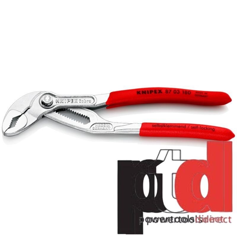 Knipex 8703180 180mm Cobra High Tech Water Pump Pliers - buy online in Australia | Trade Tools Australia