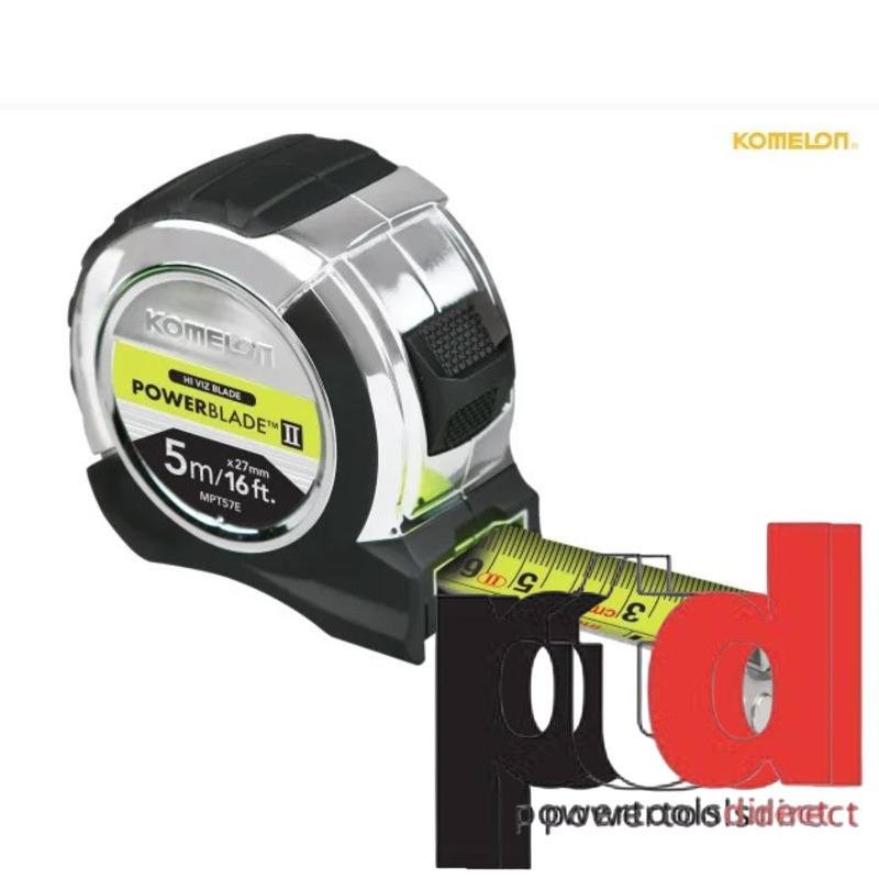Komelon 5m/16ft Powerblade II Tape Measure - buy online in Australia | Trade Tools Australia