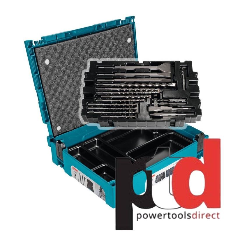 MAKITA B-52059 SDS+ PLUS CHISEL & BIT SET 17 PCS IN MAKPAC CASE - buy online in Australia | Trade Tools Australia
