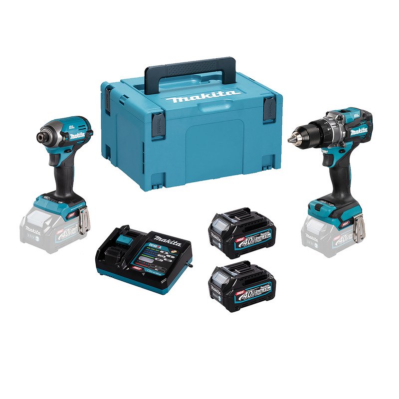 Makita DK0176G205 40v XGT 2pc Brushless Combi Kit – HP001 Combi Drill / TD003 Impact Driver - buy online in Australia | Trade Tools Australia